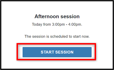 Confirmation of Start Session Dialog]