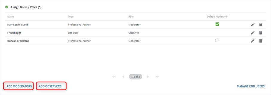 Assigning Users and Roles